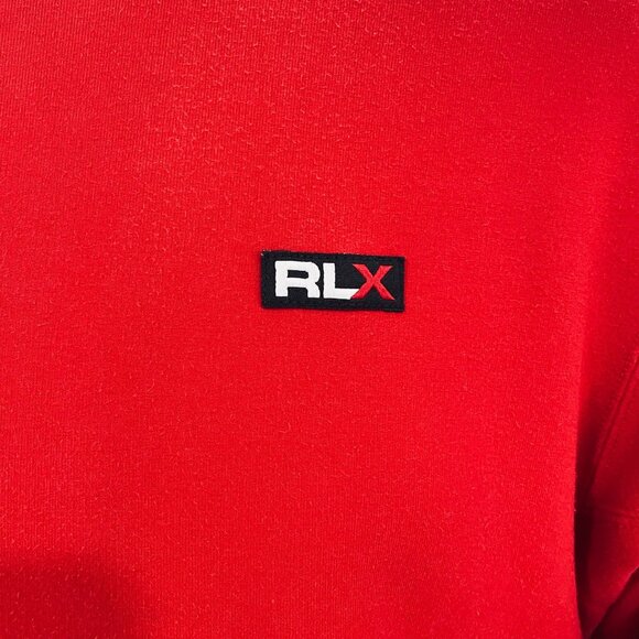 RLX Ralph Lauren Track Jacket XXL Red Zip Up High Neck Logo Streetwear Sporty - Picture 6 of 8